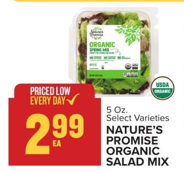 Nature's Promise Organic Salad Mix