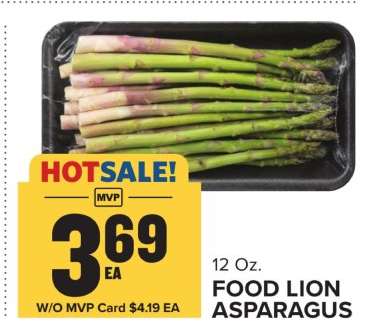 FOOD LION ASPARAGUS