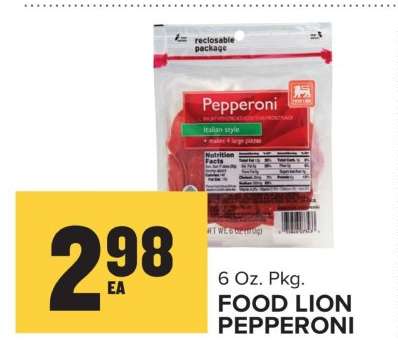 Food Lion Pepperoni
