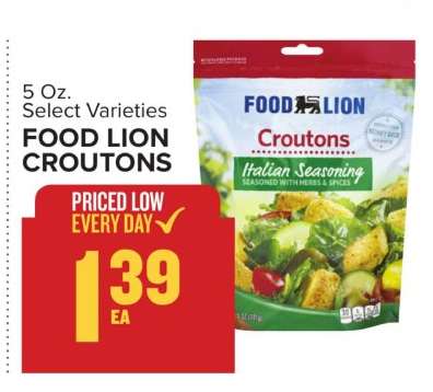 FOOD LION CROUTONS