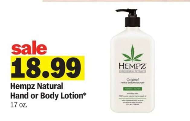Hempz Natural Hand or Body Lotion*