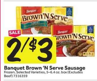 Banquet Brown'N Serve Sausage