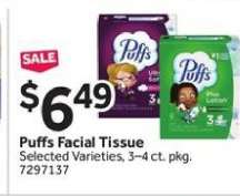 Puffs Facial Tissue*