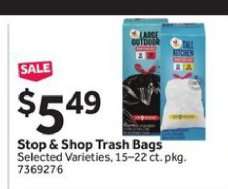 Stop & Shop Trash Bags