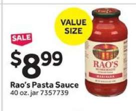 Rao's Pasta Sauce