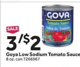 Goya Low Sodium Tomato Sauce