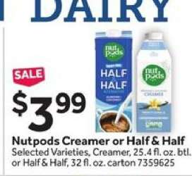 Nutpods Creamer or Half & Half