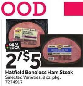 HATFIELD BONELESS HAM STEAK