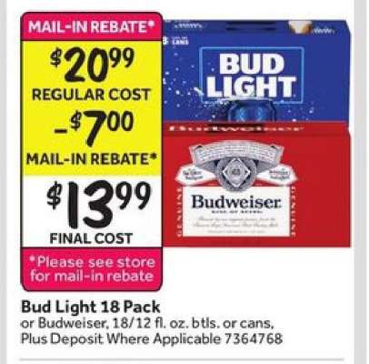 Bud Light 18 Pack