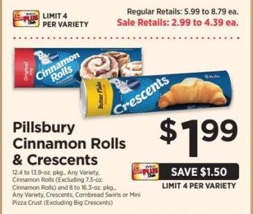 Pillsbury Cinnamon Rolls & Crescents