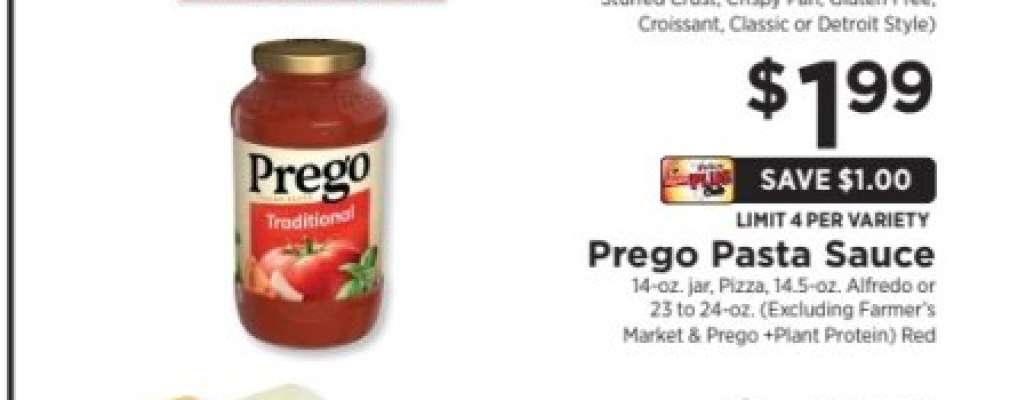 Prego Pasta Sauce