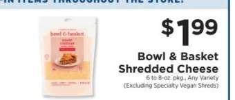 Bowl & Basket Shredded Cheese