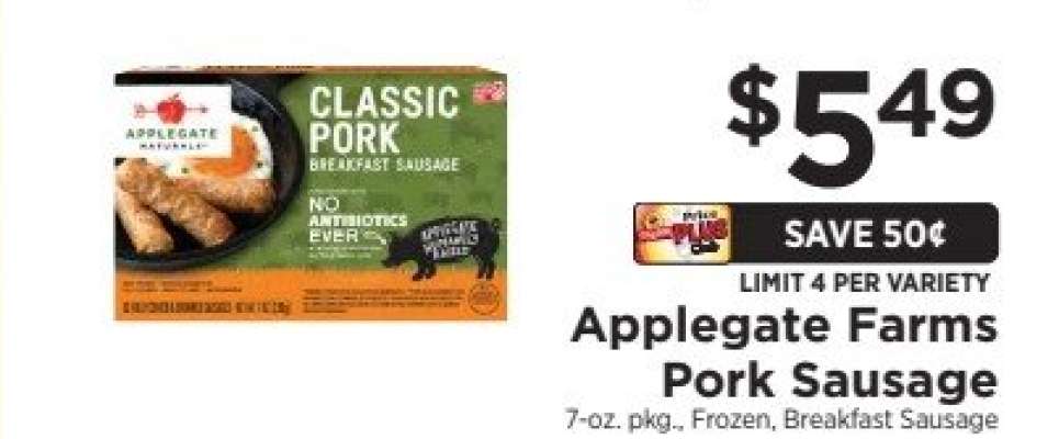 Applegate Farms Pork Sausage