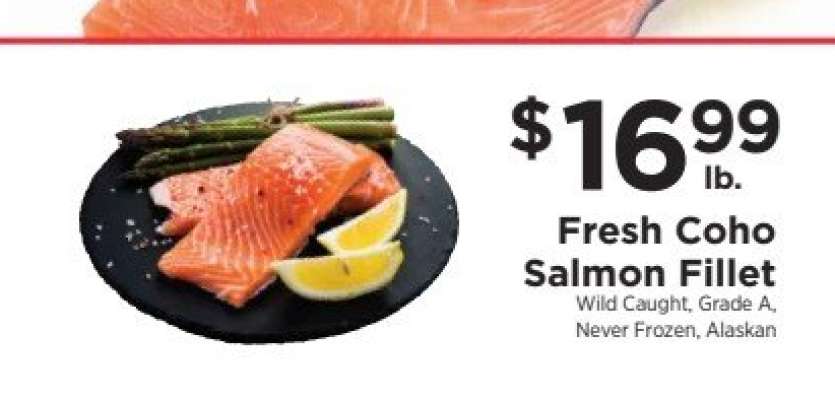 Fresh Coho Salmon Fillet