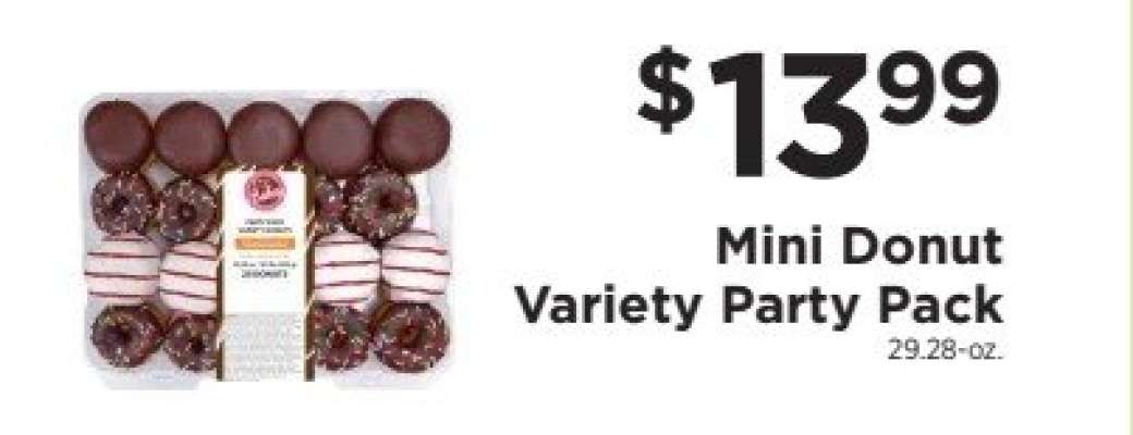 Mini Donut Variety Party Pack