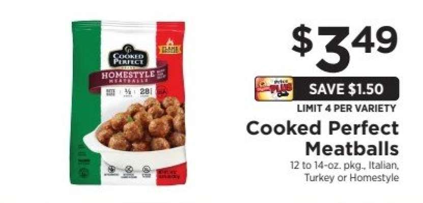 Cooked Perfect Meatballs