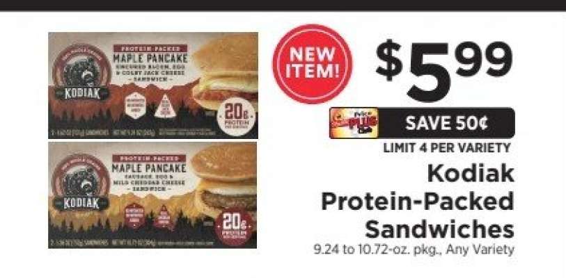 Kodiak Protein-Packed Sandwiches