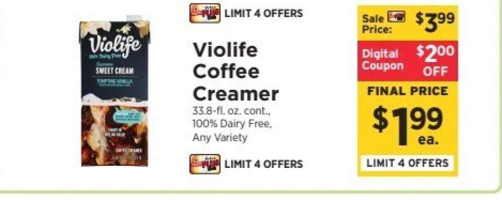 Violife coffee creamer