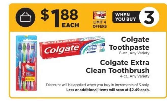 Colgate Toothpaste / Colgate Extra Clean Toothbrush