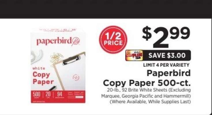Paperbird Copy Paper 500-ct.
