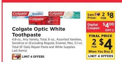 Colgate Optic White Toothpaste