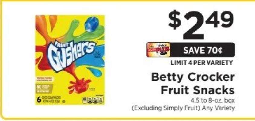 Betty Crocker Fruit Snacks