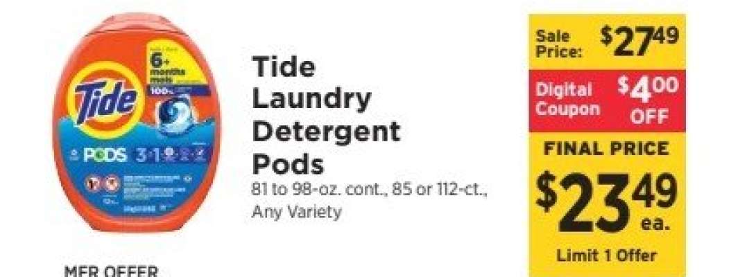 Tide Laundry Detergent Pods