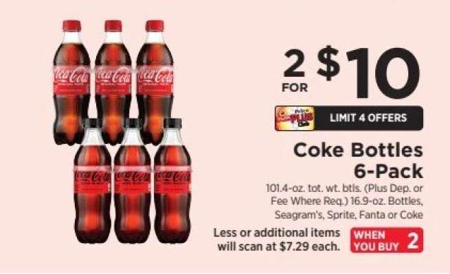 Coke Bottles 6-Pack