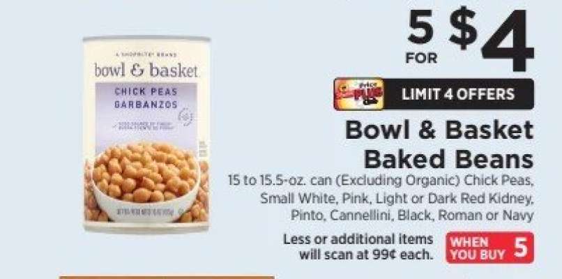 Bowl & Basket Baked Beans