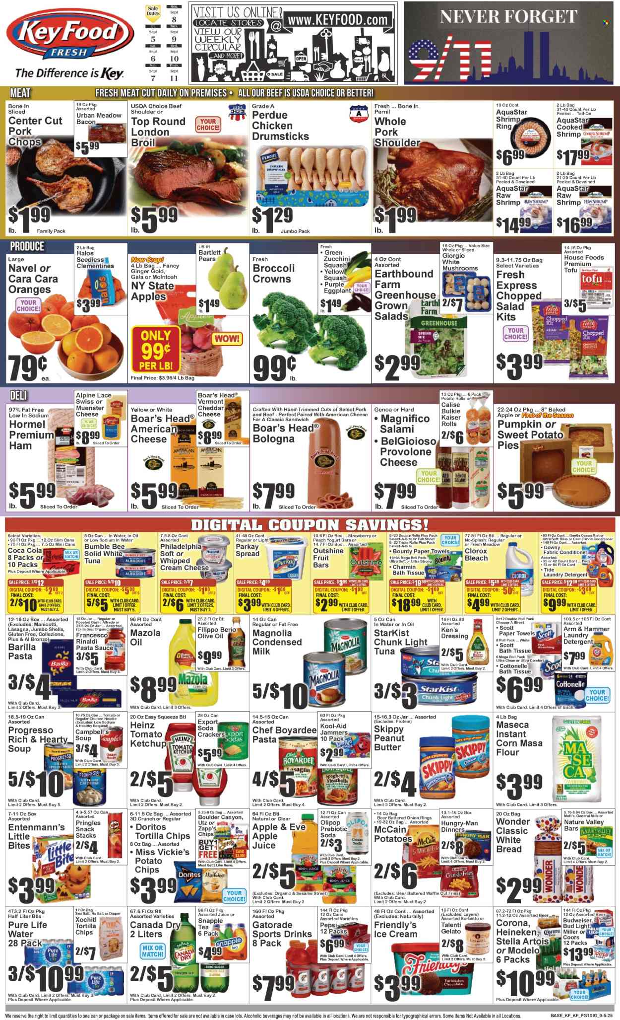 Key Food ad - 09/05/2025 - 09/11/2025. Page 1