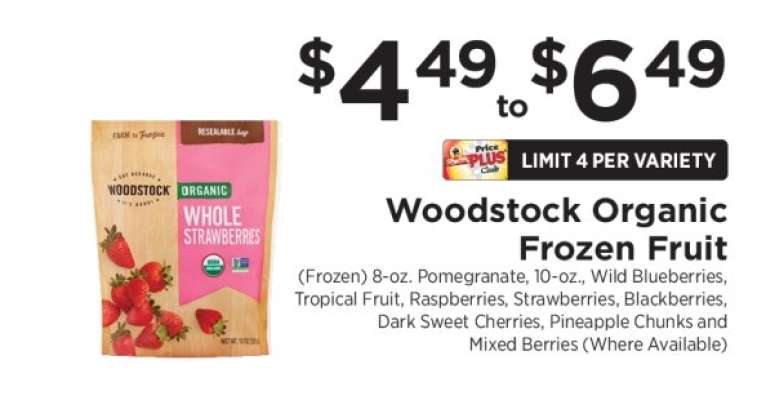 Woodstock Organic Frozen Fruit
