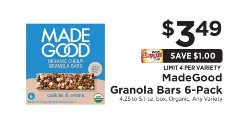 MadeGood Granola Bars 6-Pack