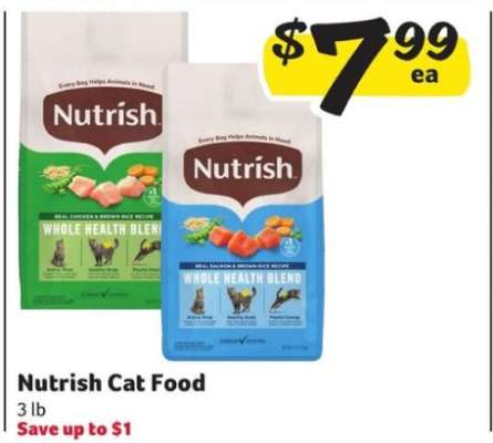 Nutrish Cat Food*