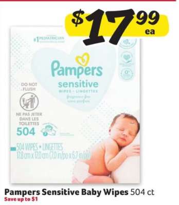 Pampers Sensitive Baby Wipes