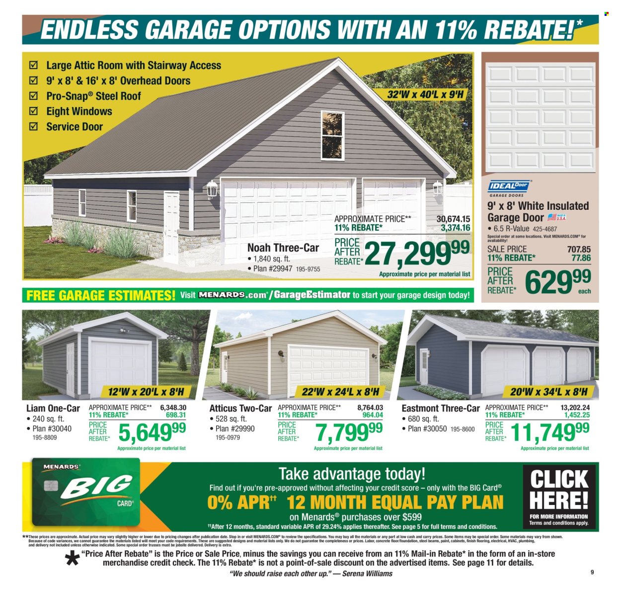 Menards ad - 09/04/2025 - 09/14/2025. Page 13