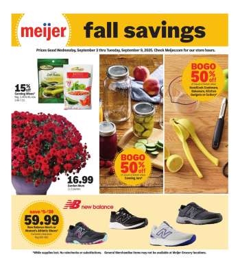 Meijer Flyer - 09/03/2025 - 09/09/2025.