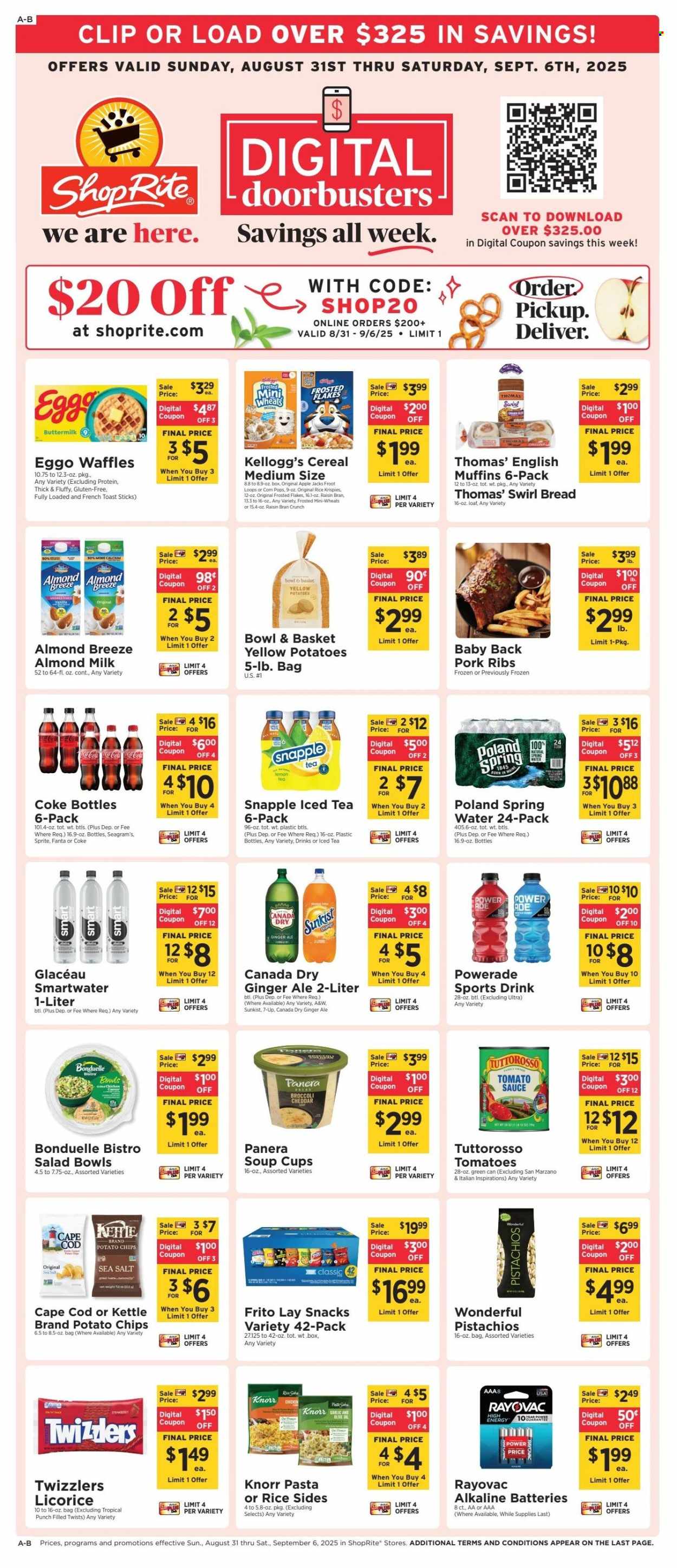 ShopRite ad - 08/31/2025 - 09/06/2025. Page 1
