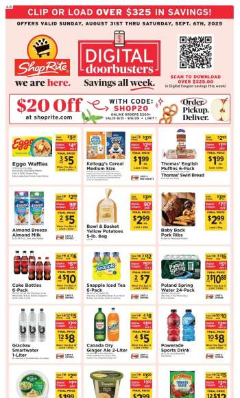 ShopRite Flyer - 08/31/2025 - 09/06/2025.