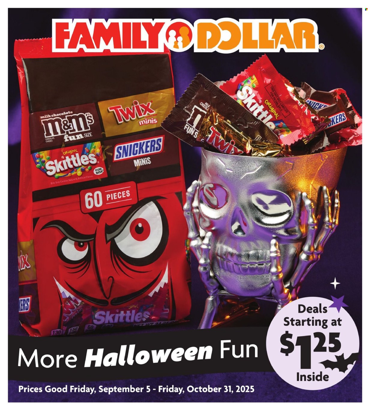 Family Dollar ad - 09/05/2025 - 10/31/2025. Page 1