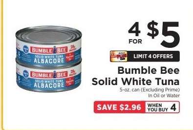 Bumble Bee Solid White Tuna