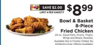 Bowl & Basket 8-Piece Fried Chicken