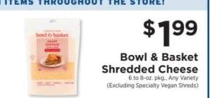 Bowl & Basket Shredded Cheese