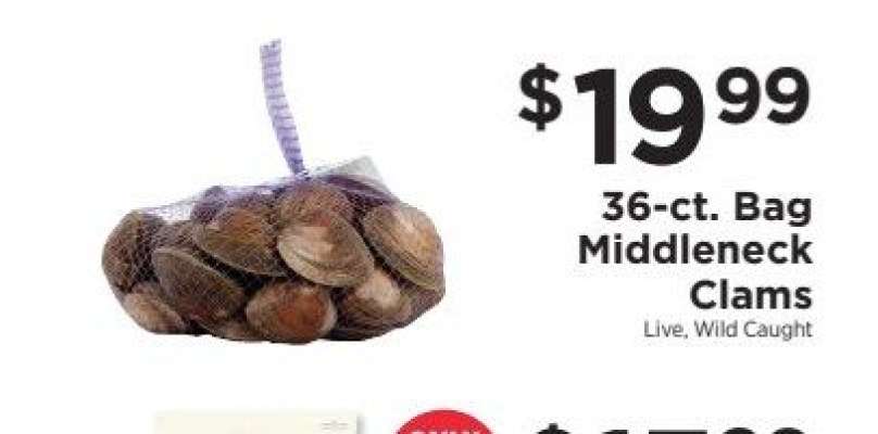 36-ct. Bag Middleneck Clams