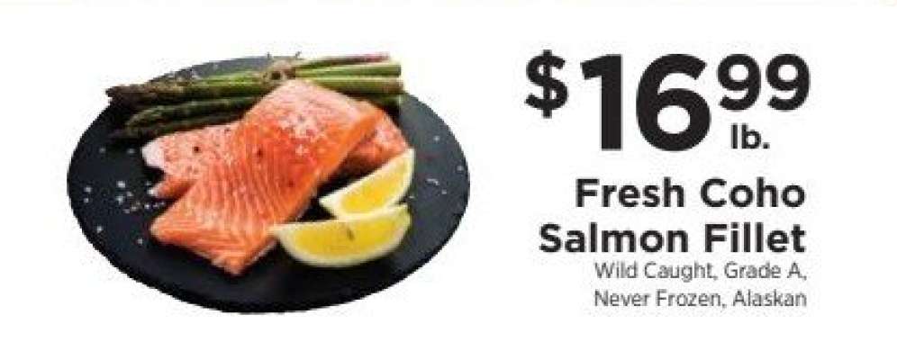 Fresh Coho Salmon Fillet