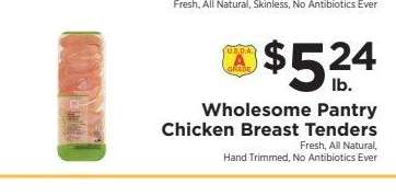 Wholesome Pantry Chicken Breast Tenders