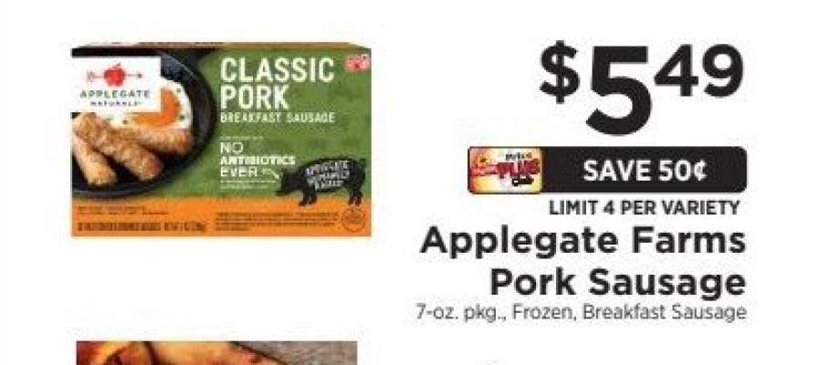 Applegate Farms Pork Sausage