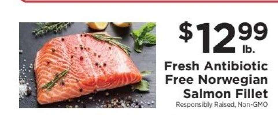 Fresh Antibiotic Free Norwegian Salmon Fillet