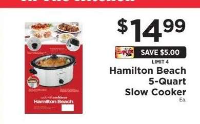 Hamilton Beach 5-Quart Slow Cooker