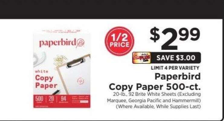 Paperbird Copy Paper 500-ct.