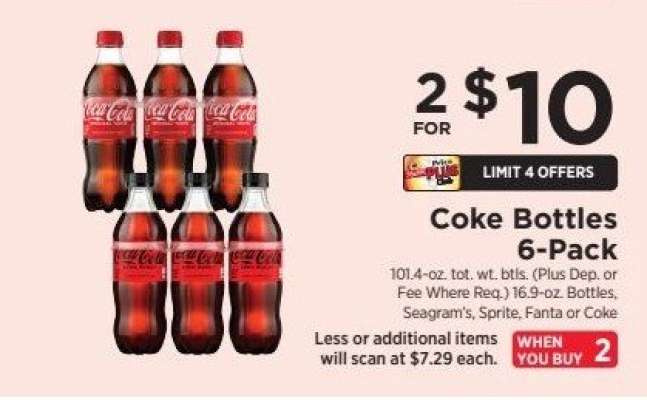Coke Bottles 6-Pack